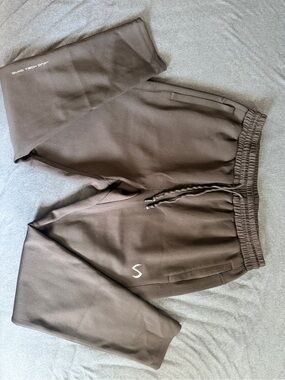 TLF Men's Black Joggers with Subtle Logo